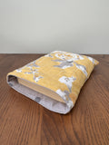 Book Sleeve - Mustard Floral