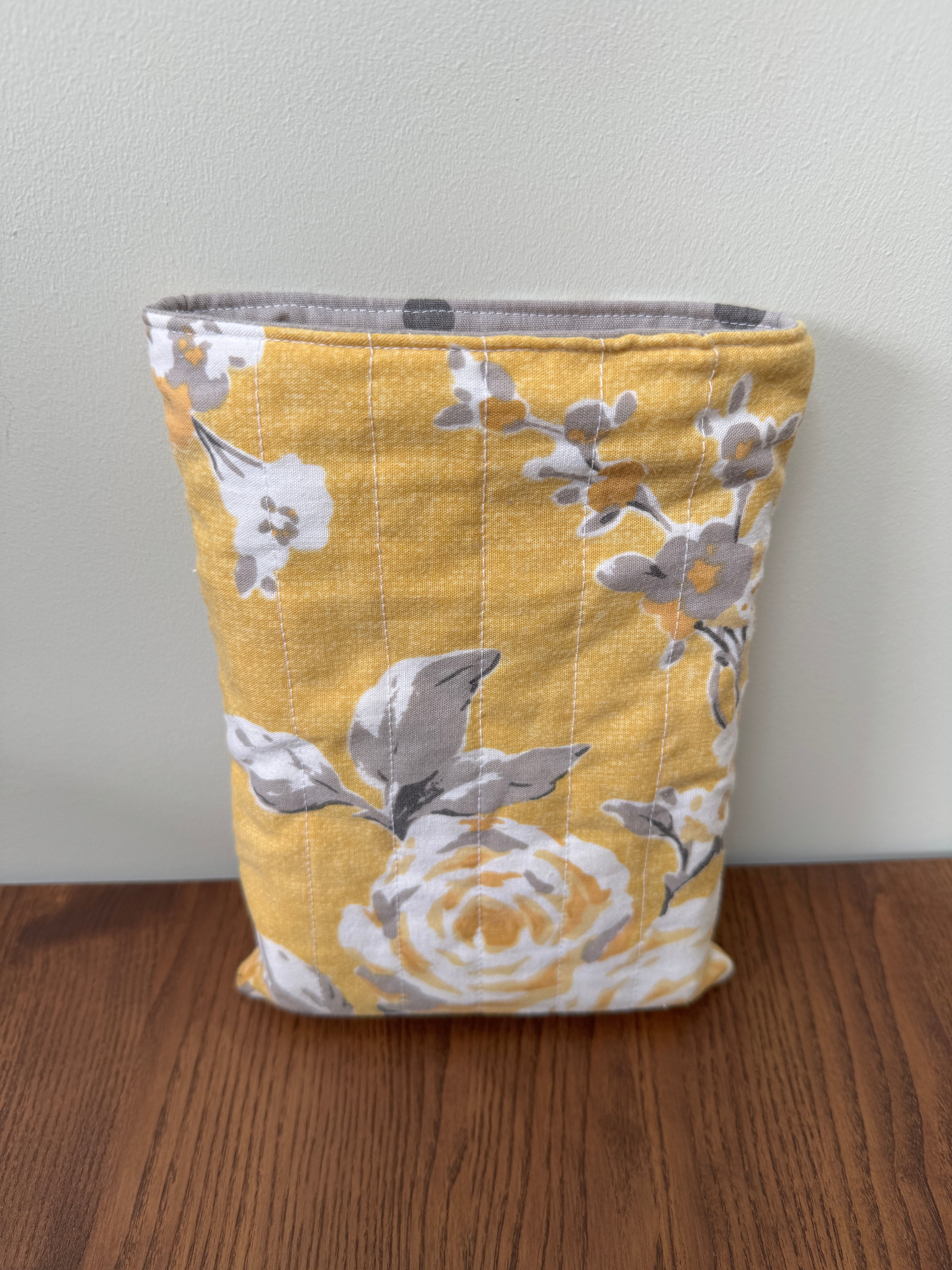 Book Sleeve - Mustard Floral