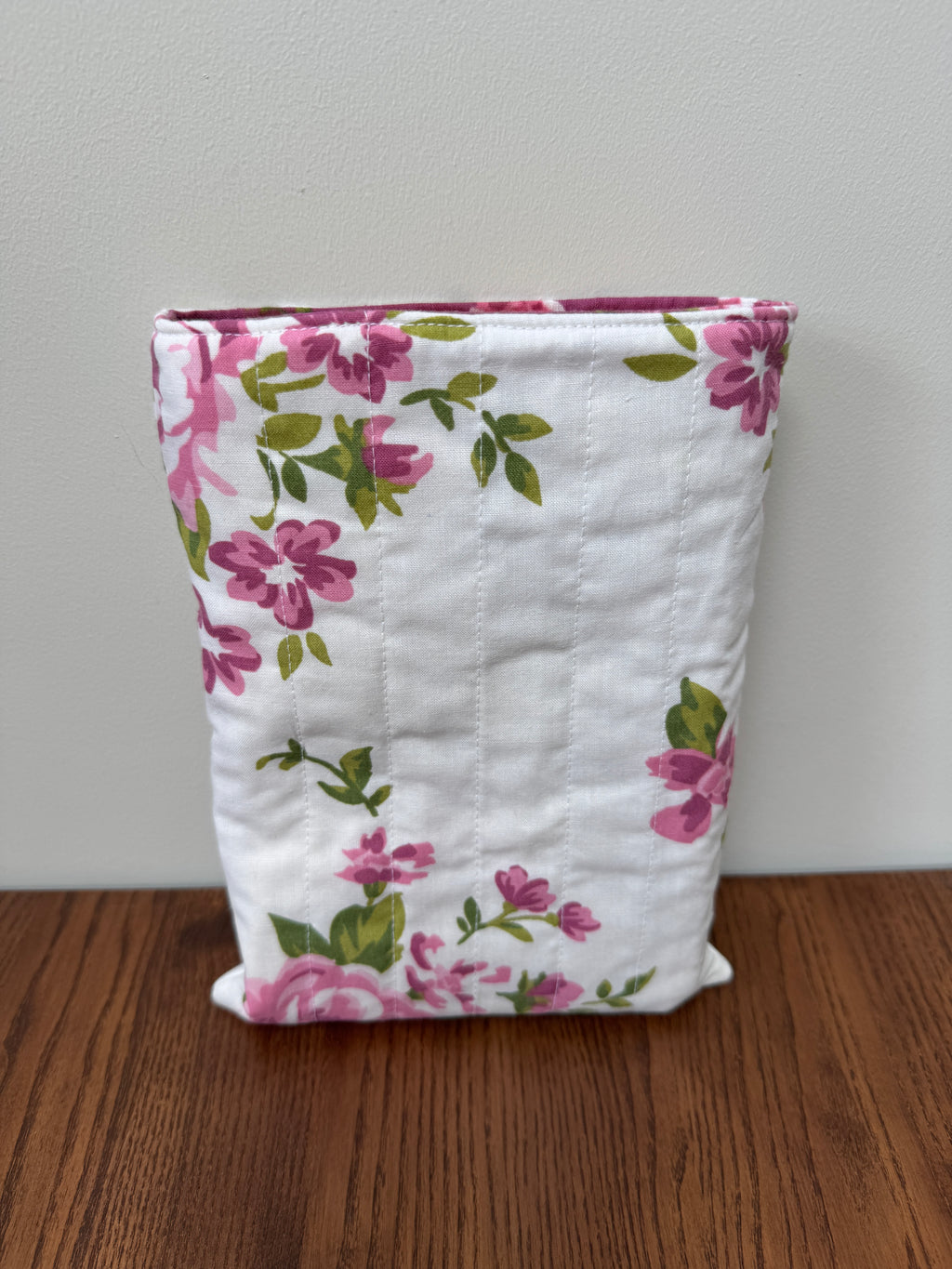Book Sleeve - White & Grape Floral