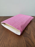 Book Sleeve - Mini Pink Houndstooth