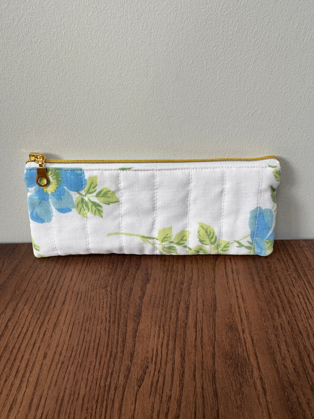 Pencil/Glasses case - Vintage Blue Floral