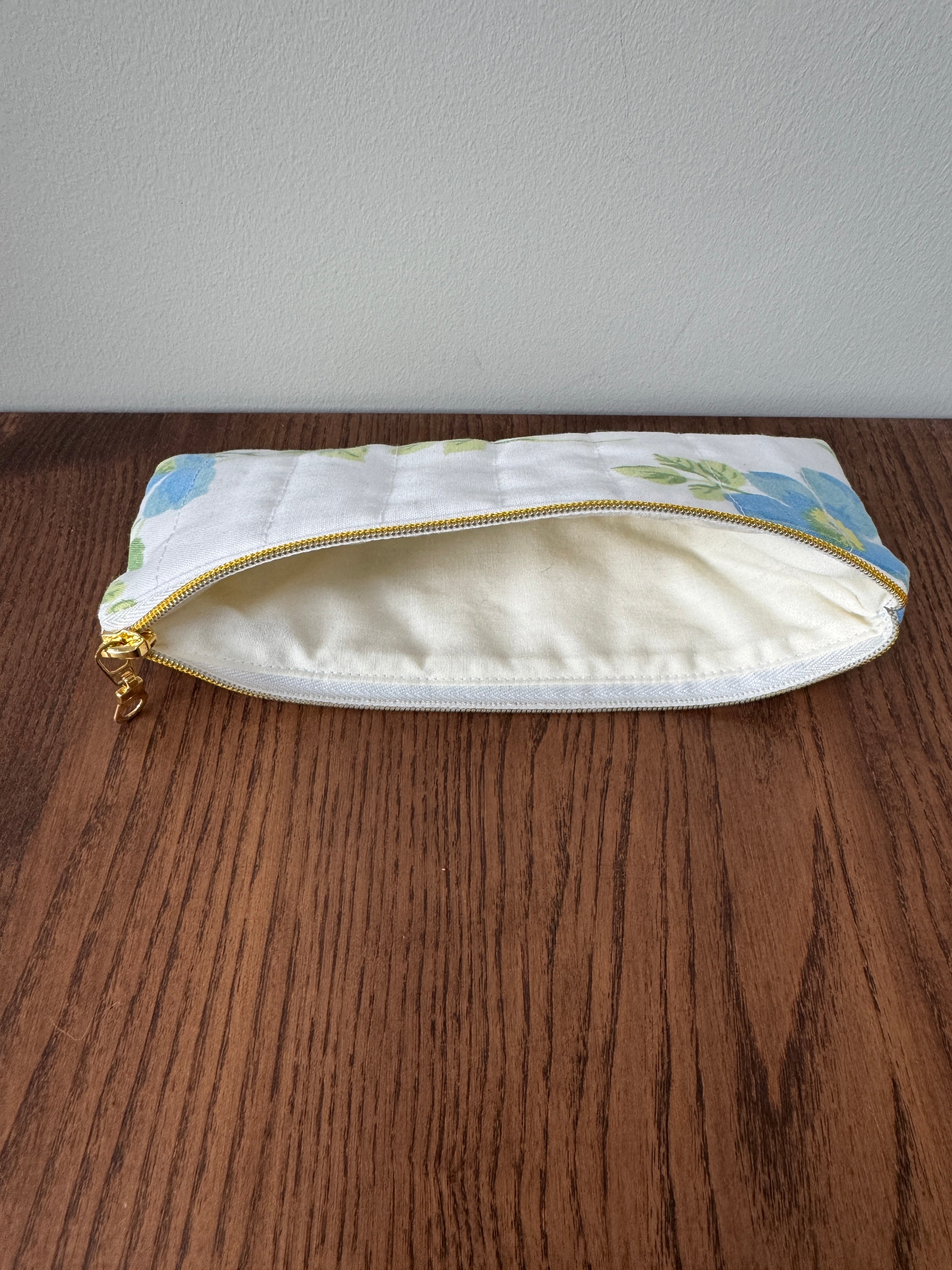 Pencil/Glasses case - Vintage Blue Floral