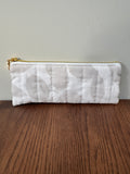 Pencil/Glasses case - Grey Leaves