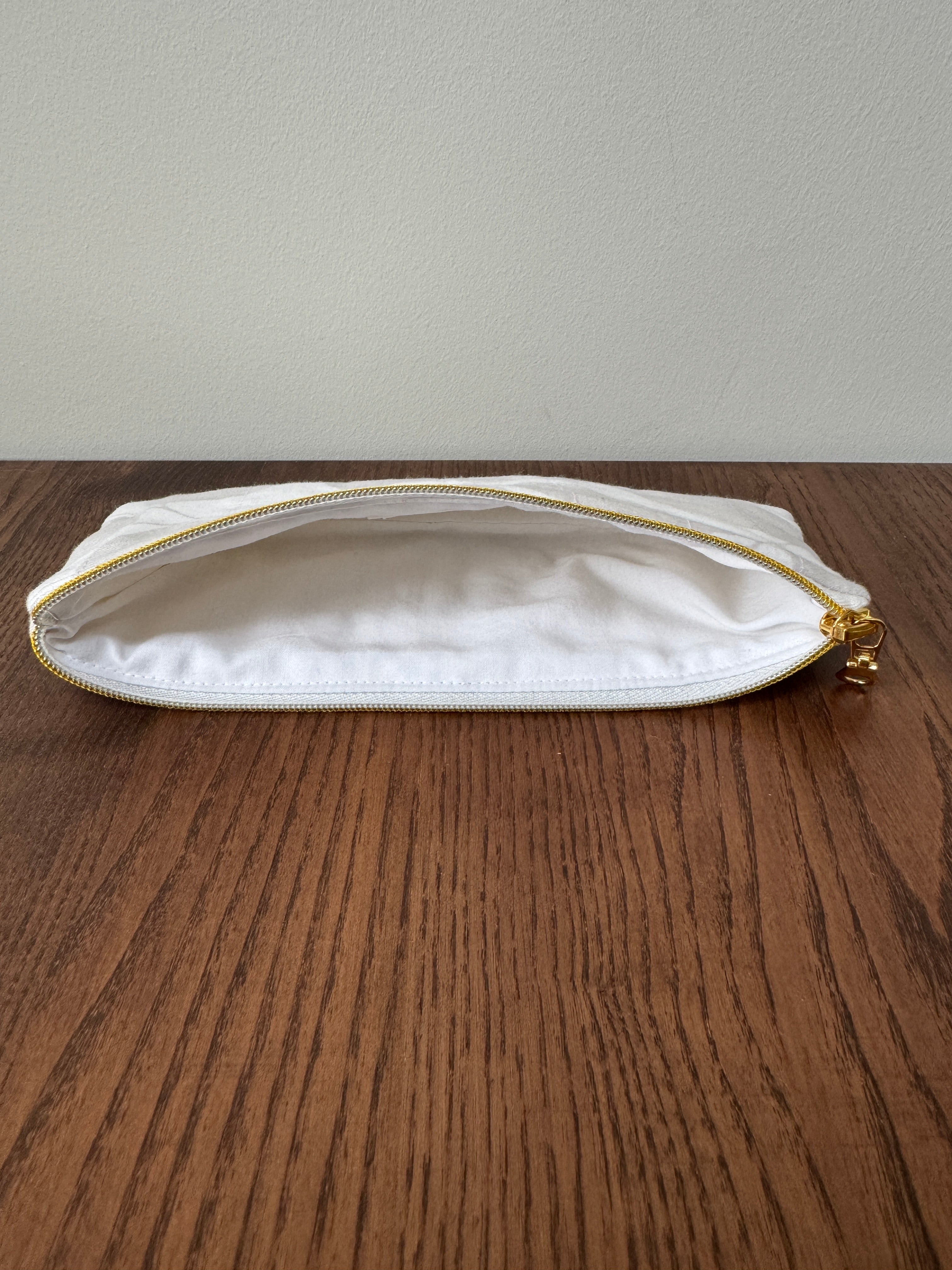 Pencil/Glasses case - Grey Leaves
