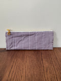 Pencil/Glasses case - Burgundy Gingham