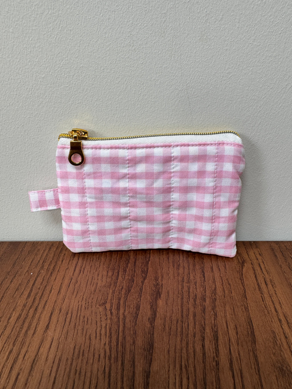 Coin Purse - Pink Gingham