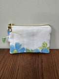 Coin Purse - Vintage Blue Floral
