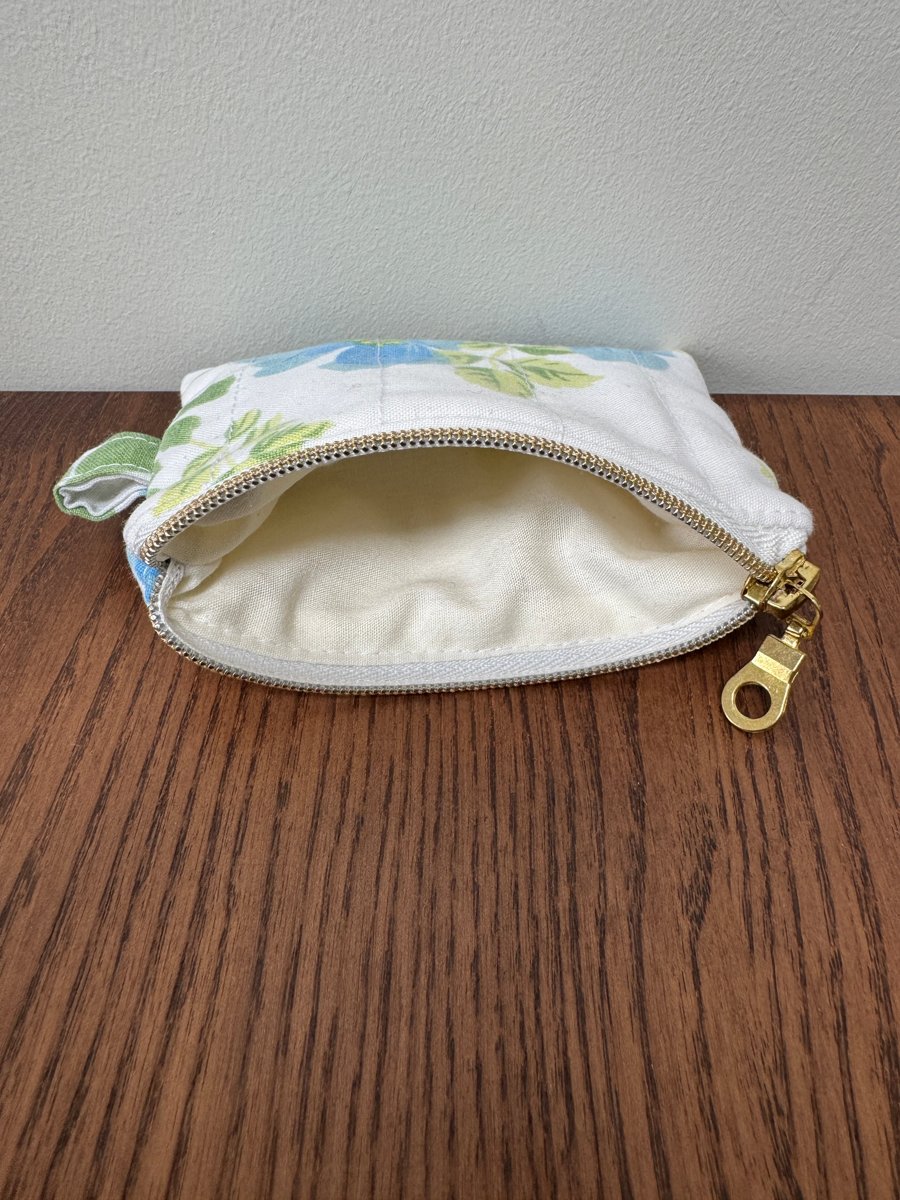 Coin Purse - Vintage Blue Floral