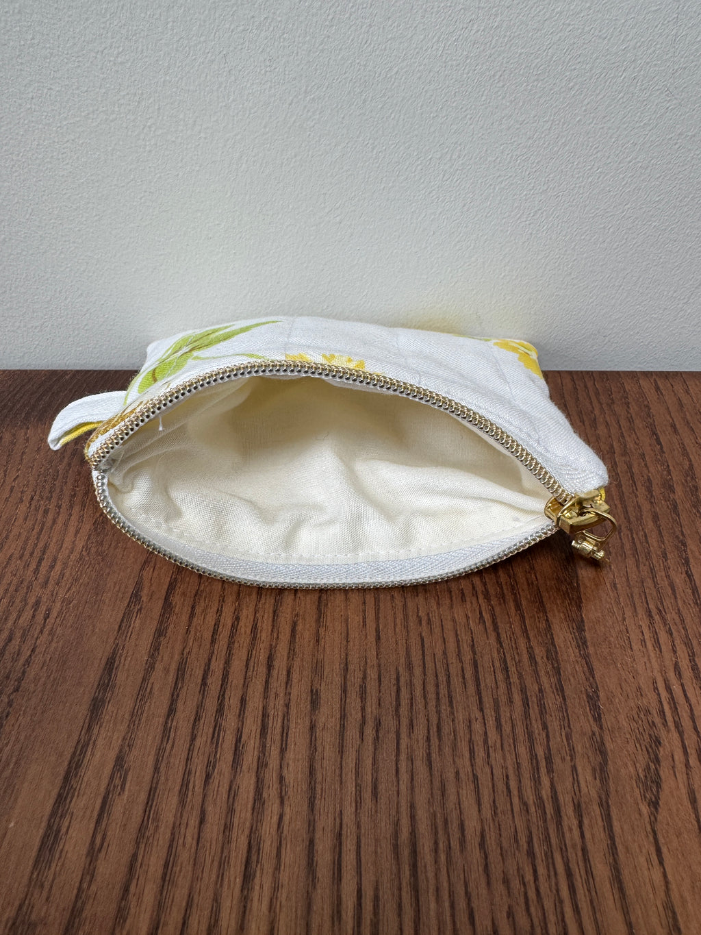 Coin Purse - Vintage Yellow Floral