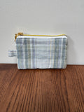 Coin Purse - Olive Green Plaid