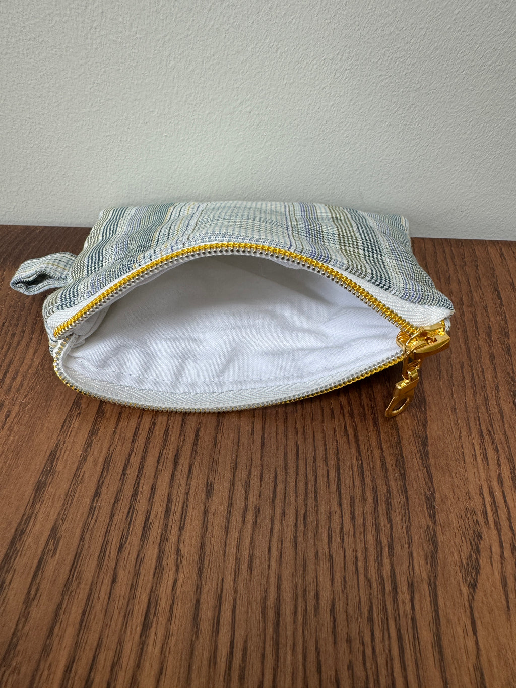 Coin Purse - Olive Green Plaid