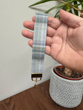 Keychain Wrislet - Olive Green Plaid