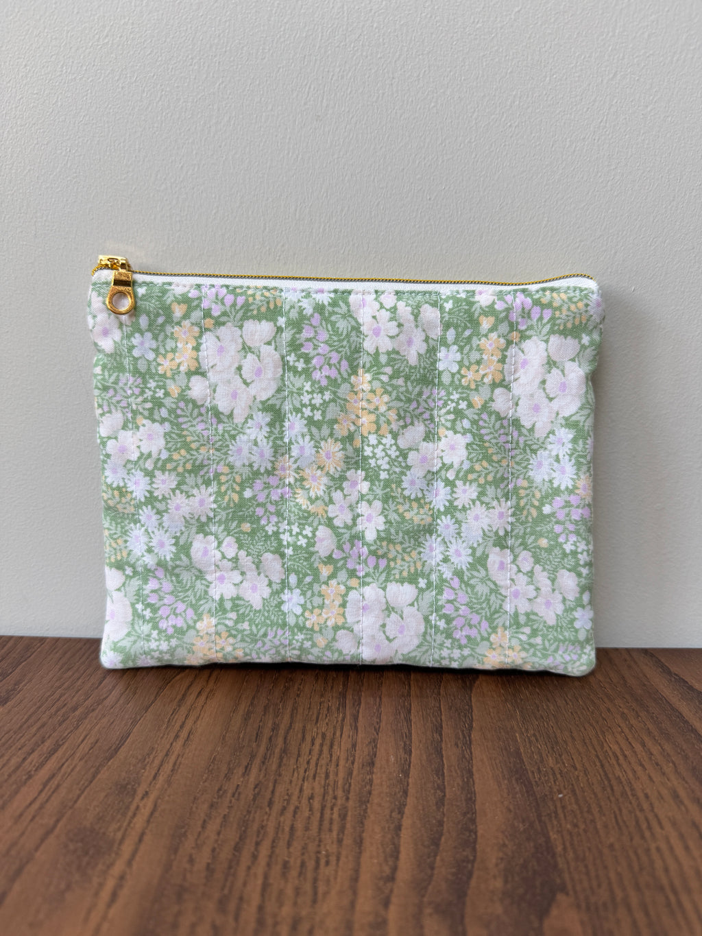 Small Zipper Pouch - Vintage Spring Meadow