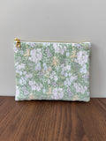 Small Zipper Pouch - Vintage Spring Meadow