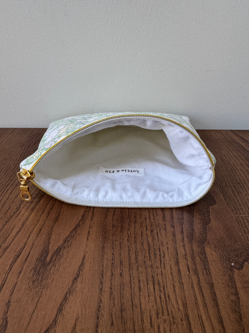 Small Zipper Pouch - Vintage Spring Meadow