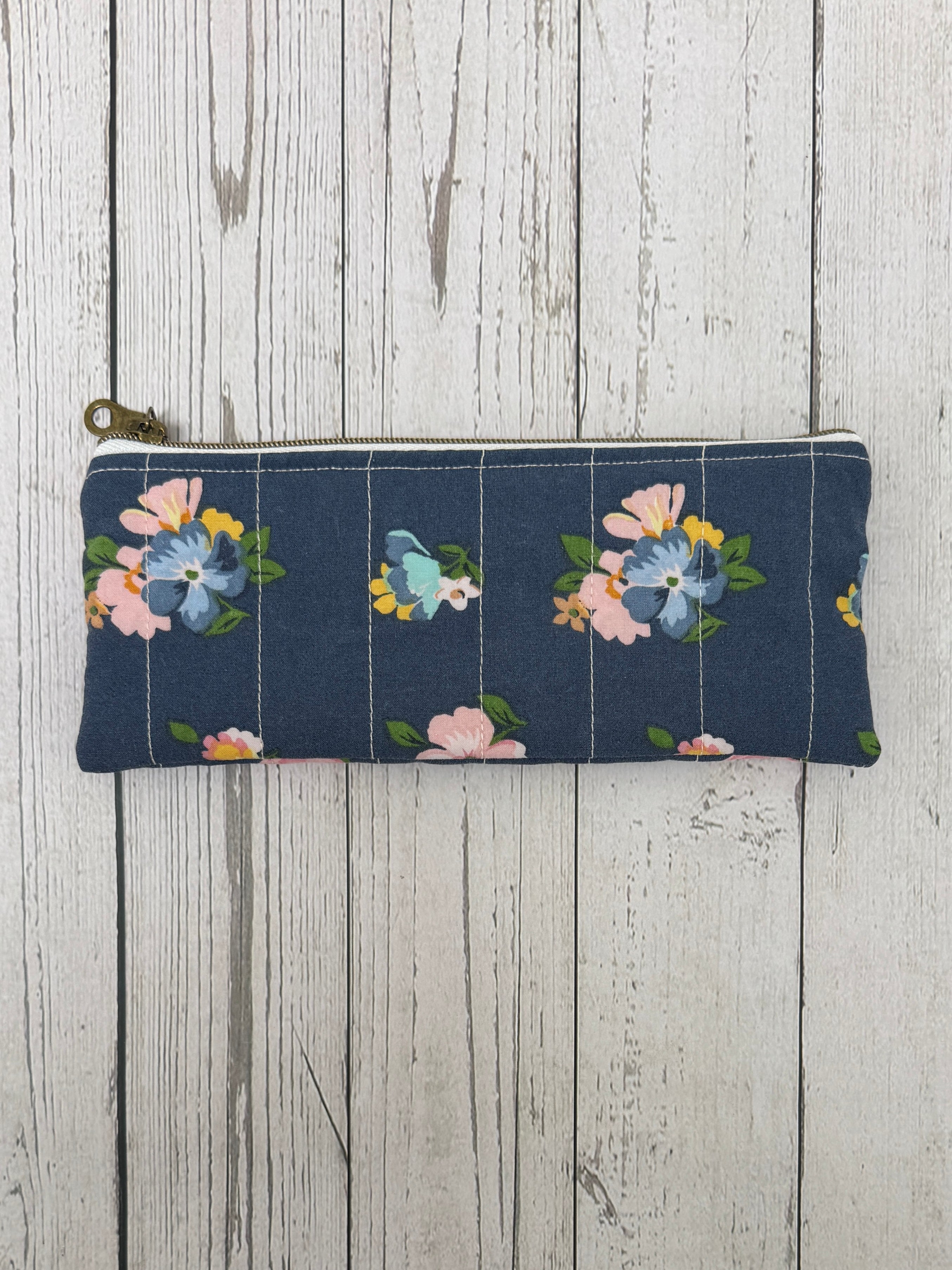 Pencil/Glasses case - Navy Cath