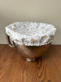 12" Bowl Cover - Pale Blue Daisy