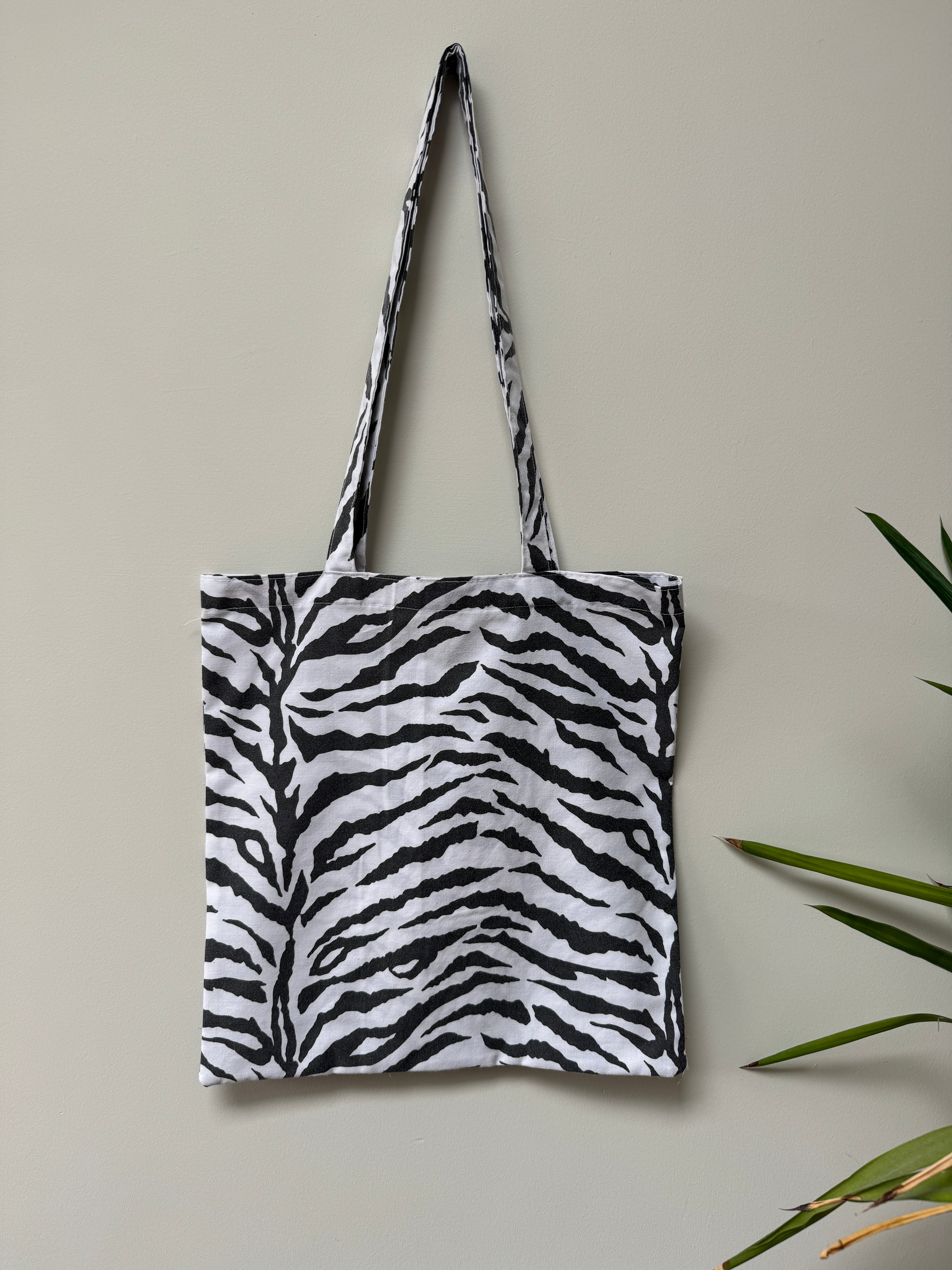 Tote Bag - Zebra Print
