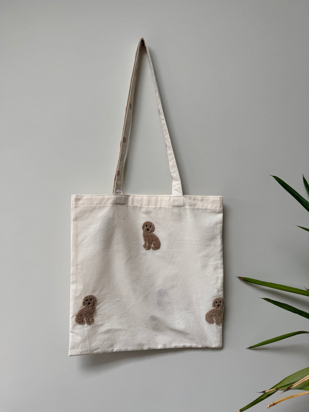 Tote Bag - Tufted Cockapoo on cream