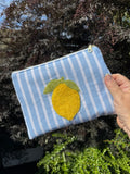 Medium Zipper Pouch - Lemon