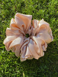 XL Satin Scrunchie - Champagne