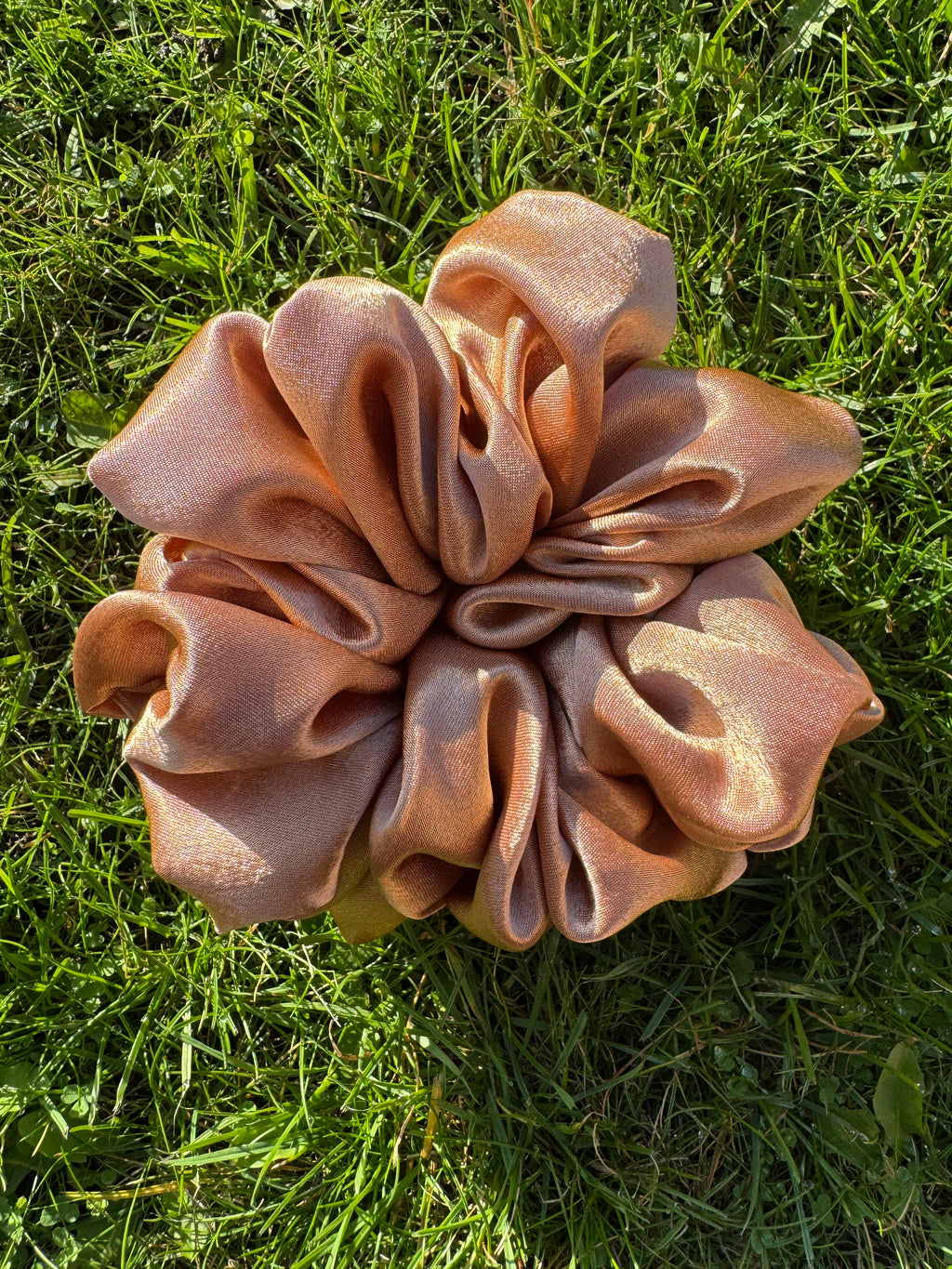XL Satin Scrunchie - Gold