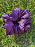 XL Satin Scrunchie - Royal Purple