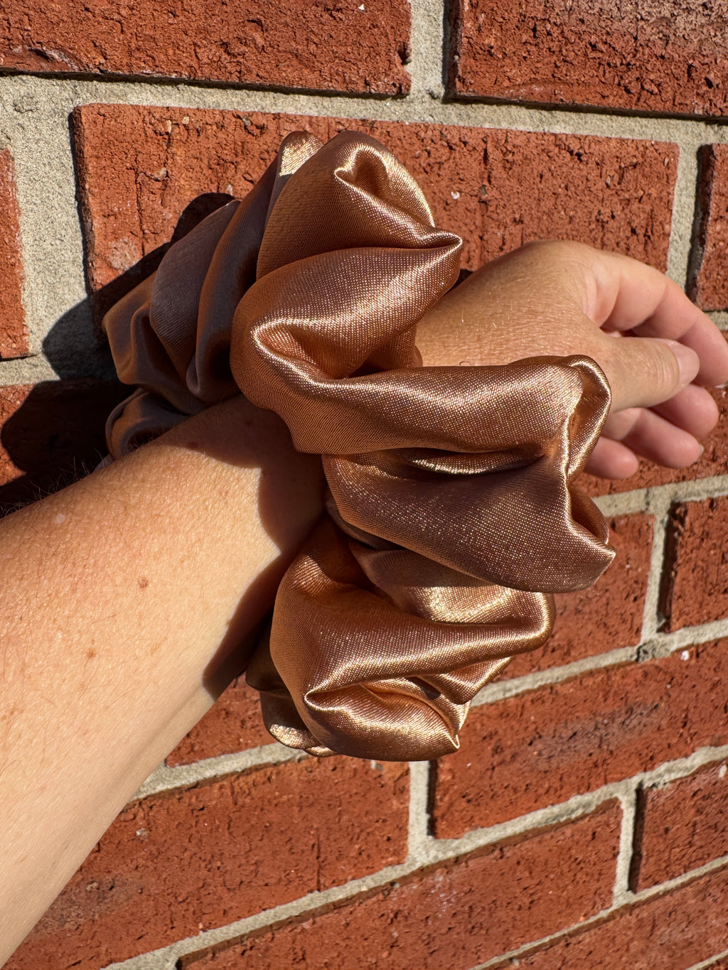 XL Satin Scrunchie - Gold