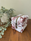 Small Boxy Zipper Pouch - Autumn Foliage