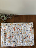 XL (Laptop) Zipper Pouch - Autumnal Florals